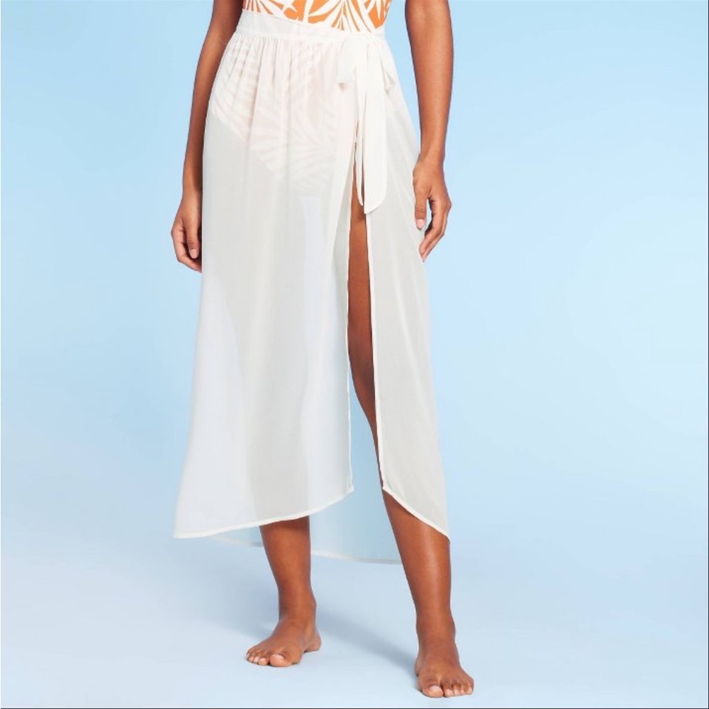 Side-Sash Long Sarong Cover Up